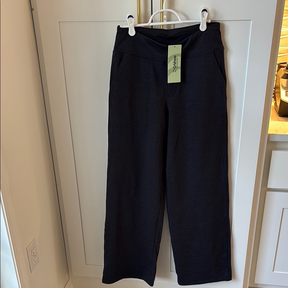 G4free black wide leg yoga pants Small